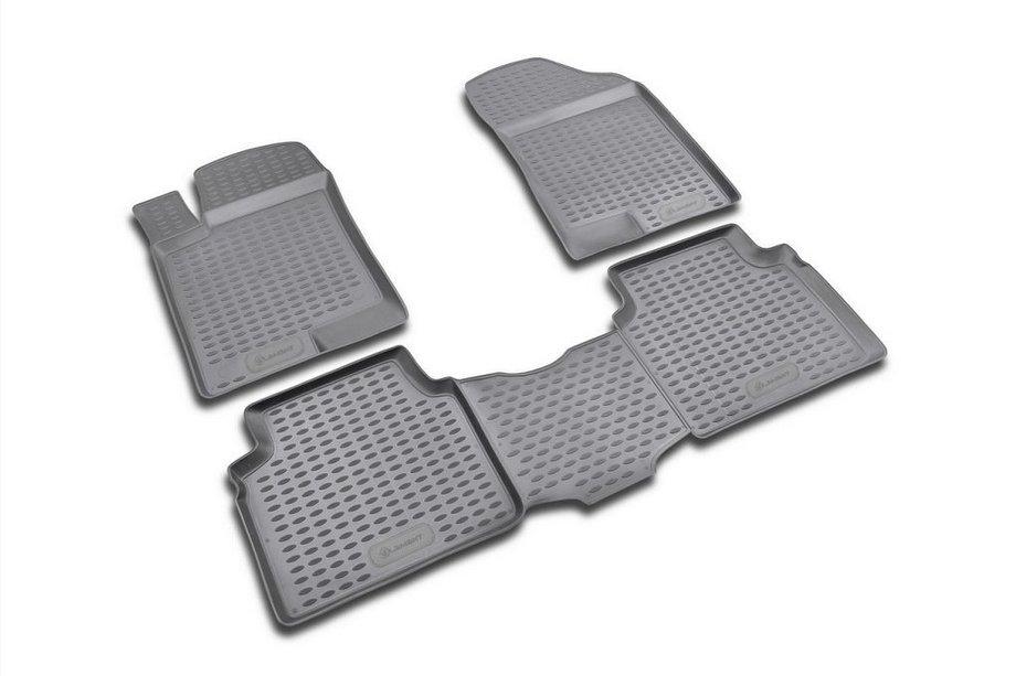 Hyundai Sonata NF 2004–2009 Rubberen vloermatten voor het interieur (4 stuks, Novline) Variant 2 Image