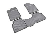 Hyundai Sonata NF 2004–2009 Rubberen vloermatten voor het interieur (4 stuks, Novline) Variant 2 foto 1