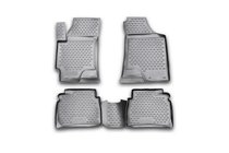 Hyundai Elantra (XD) 2000–2011 Rubberen vloermattenset voor interieur (4 stuks, Novline) foto 1