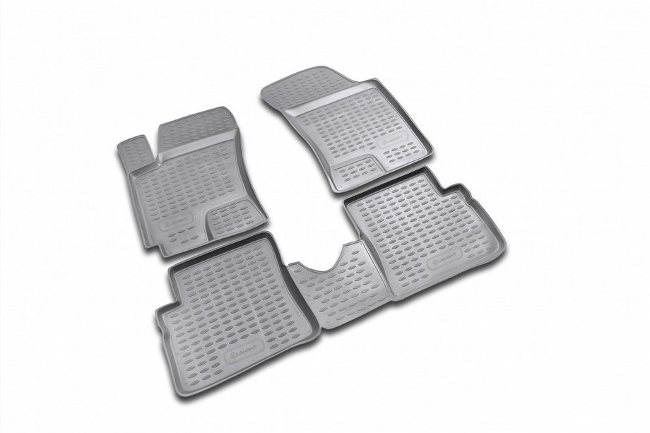 Hyundai Getz 2002– Rubberen vloermattenset voor interieur (4 stuks, Novline) Image