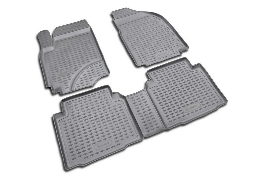 Hyundai Matrix 2001–2010 Rubberen vloermattenset voor interieur (4 stuks, Novline) Image