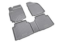 Hyundai Matrix 2001–2010 Rubberen vloermattenset voor interieur (4 stuks, Novline) foto 1