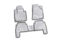 Hyundai Santa Fe 2 2006–2012 (2010-2012) Rubberen vloermatten voor interieur (4 stuks, Novline) foto 1