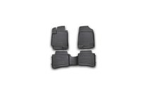 Hyundai Accent 2011–2017 Rubberen vloermattenset voor interieur (4 stuks, Novline) foto 1