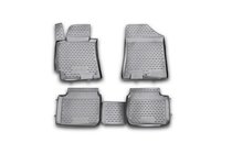 Hyundai Elantra (MD/UD) 2011–2015 Rubberen vloermattenset voor interieur (4 stuks, Novline) foto 1