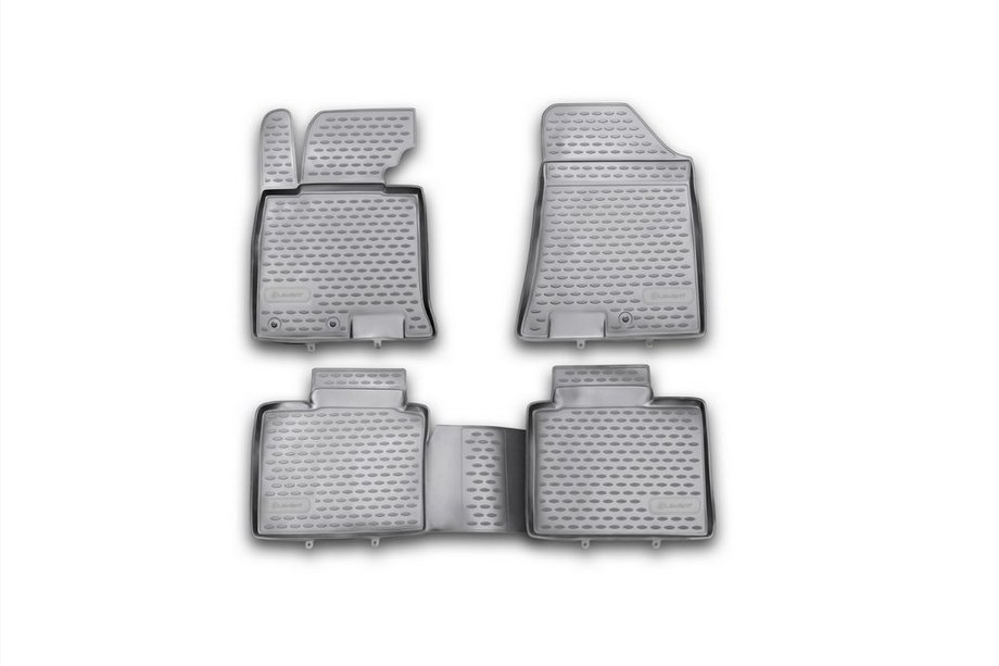 Hyundai I-40 2011–2019 Rubberen vloermattenset voor interieur (4 stuks, Novline) Image