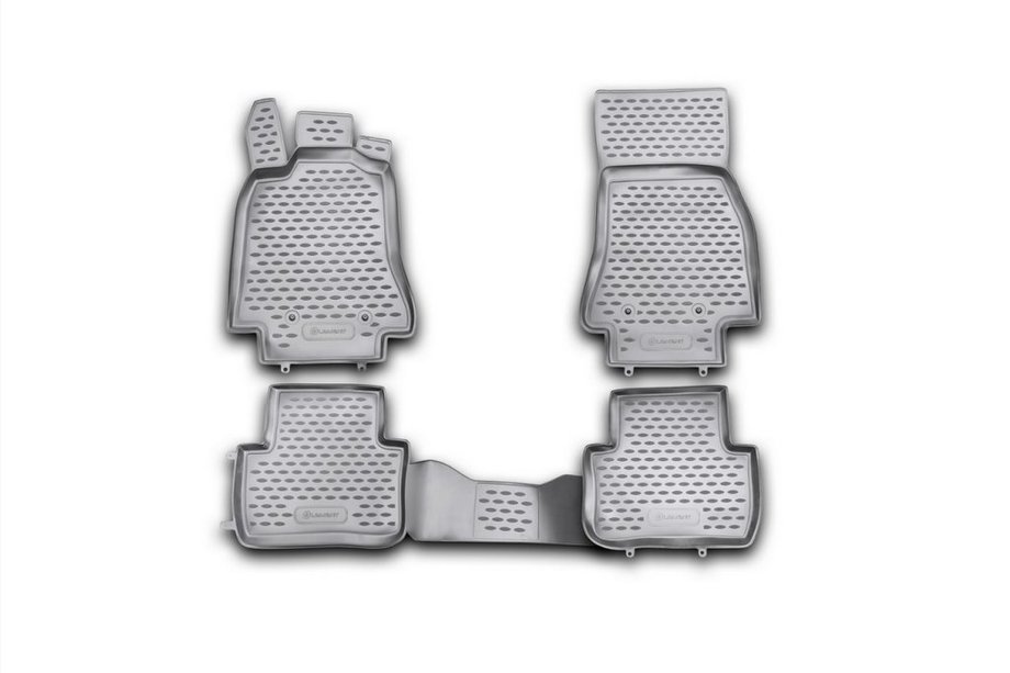Jaguar XF 2009–2016 Rubberen vloermattenset voor interieur (4 stuks, Novline) Image