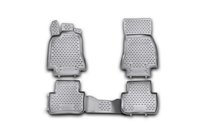 Jaguar XF 2009–2016 Rubberen vloermattenset voor interieur (4 stuks, Novline) foto 1