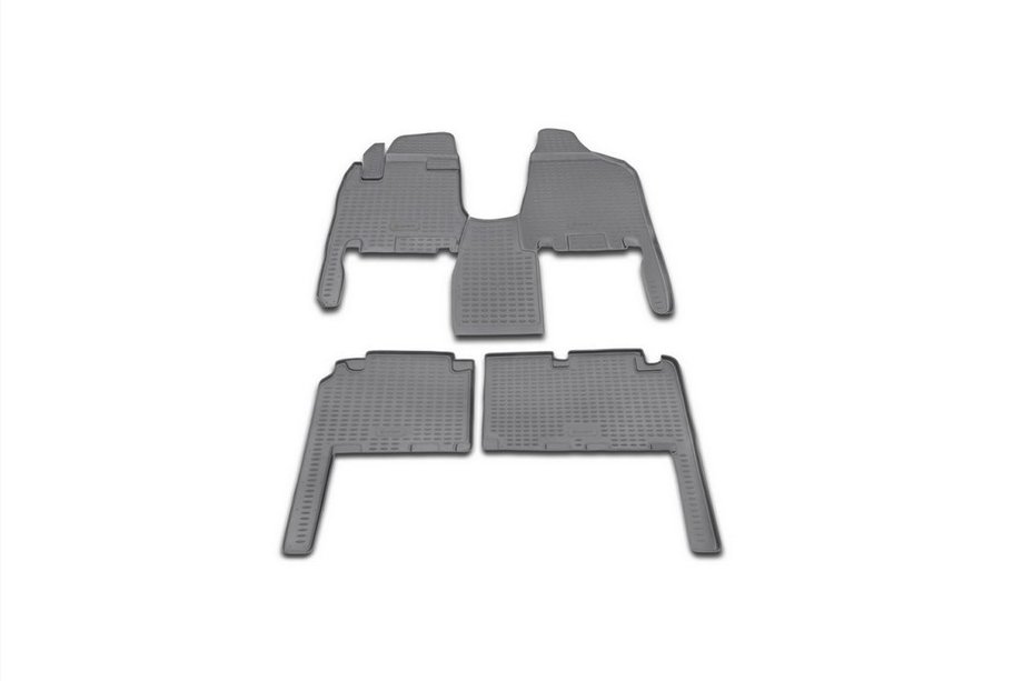 Kia Carnival 2002–2013 Rubberen vloermatten voor interieur (4 stuks, Novline) automaat Image