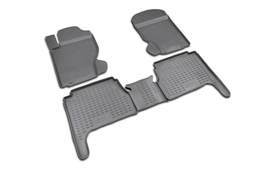 Kia Sorento I BL 2002–2009 Rubberen vloermattenset voor interieur (4 stuks, Novline) Image