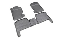 Kia Sorento I BL 2002–2009 Rubberen vloermattenset voor interieur (4 stuks, Novline) foto 1