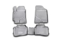 Kia Cerato 2 2010–2013 Rubberen vloermattenset voor interieur (4 stuks, Novline) foto 1