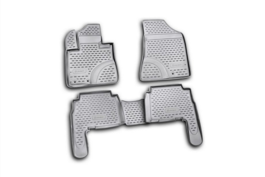 Kia Sorento II XM 2009–2014 (2009-2012) Rubber vloermatten voor interieur (4 stuks, Novline) Image