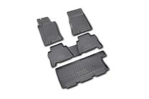 Kia Mohave 2008–2016 Rubberen vloermatten voor interieur (5 stuks, Novline) foto 1