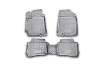 Kia Rio 2012–2017 Rubberen vloermattenset voor interieur (4 stuks, Novline) foto 1