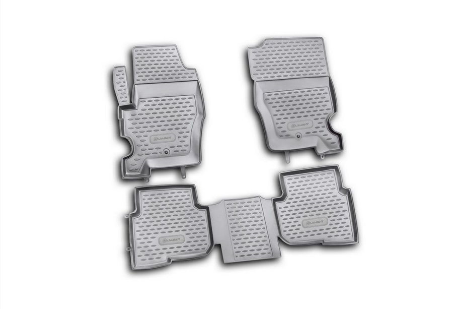 Land Rover Discovery IV 2009–2017 Rubberen vloermattenset voor interieur (4 stuks, Novline) Image