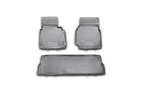 Land Rover Defender 1986–2016 Rubberen vloermatten voor het interieur (3 stuks, Novline) 110/5D foto 1