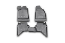 Mazda BT-50 2007–2012 Rubberen vloermattenset voor interieur (4 stuks, Novline) foto 1