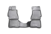 Mercedes S-class W221 2005–2013 Rubberen vloermattenset voor interieur (4 stuks, Novline) foto 1