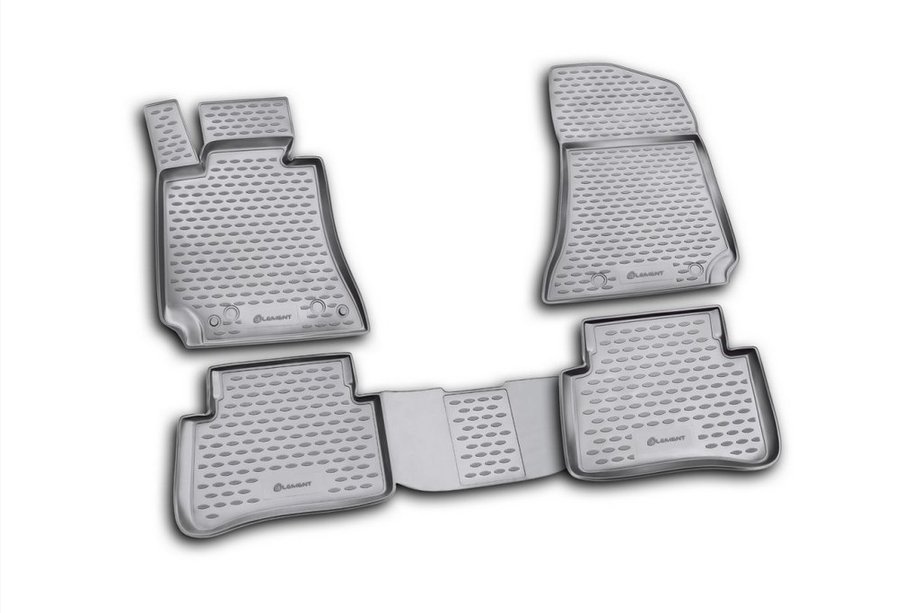 Mercedes E-klasse W212 2009–2016 Rubberen vloermattenset voor interieur (4 stuks, Novline) Image