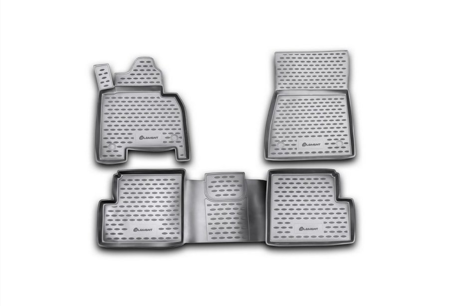 Mercedes G-klasse W463 1990–2018 Rubberen vloermattenset voor interieur (4 stuks, Novline) Image