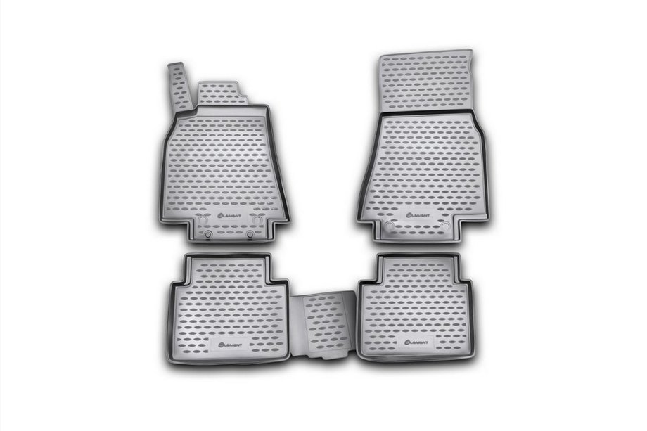 Mercedes B-Klasse W245 2005–2011 Rubberen vloermattenset voor interieur (4 stuks, Novline) Image