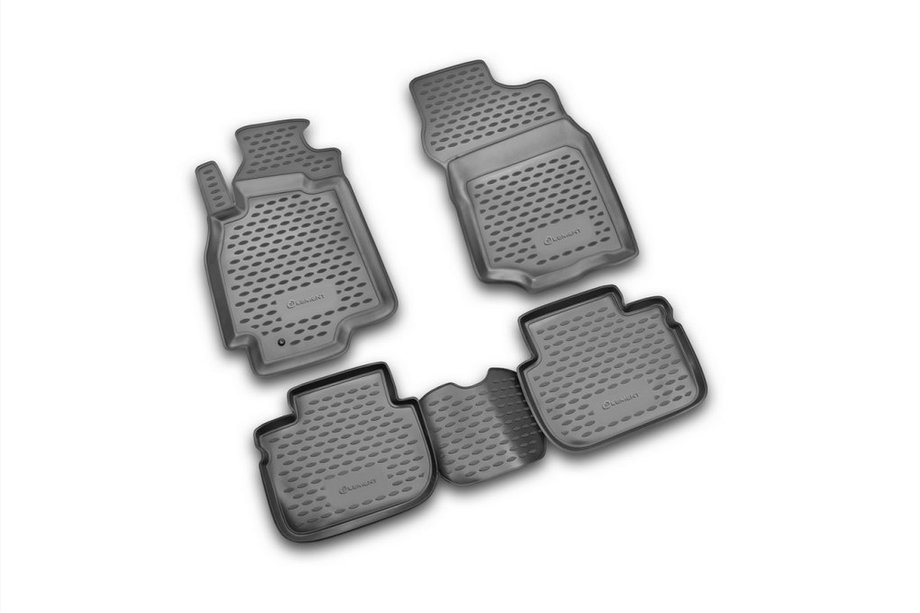 Mitsubishi Lancer 9 2004–2008 Rubberen vloermatten voor interieur (4 stuks, Novline) Classic Image