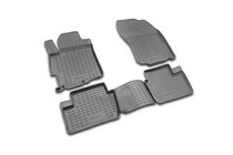 Mitsubishi Lancer X 2008– Rubberen vloermattenset voor interieur (4 stuks, Novline) foto 1