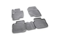 Mitsubishi Colt 2004–2012 (2009↗) Rubberen automatten voor interieur (4 stuks, Novline) 3D foto 1