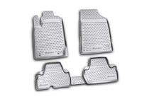 Mitsubishi L200 2006–2015 (2010-2015) Rubberen automatten voor interieur (4 stuks, Novline) 2D foto 1