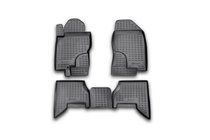 Nissan Pathfinder R51 2005–2014 (2005-2010) Rubberen vloermatten voor het interieur (4 stuks, Novline) foto 1