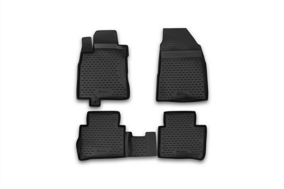Nissan Tiida 2004–2011 Rubberen vloermatten voor het interieur (4 stuks, Novline) Variant 1 Image