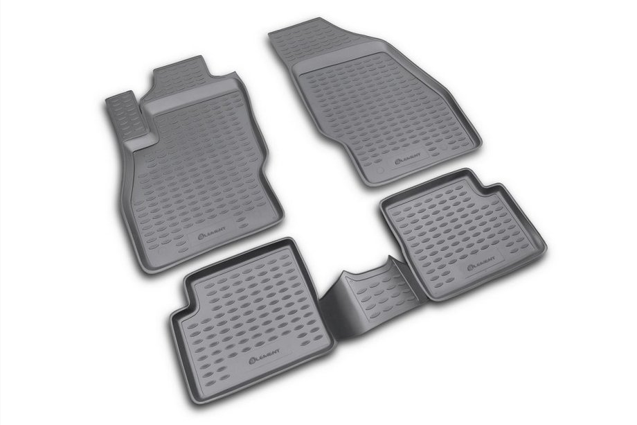 Opel Corsa D 2007–2014 Rubberen vloermattenset voor interieur (4 stuks, Novline) Image