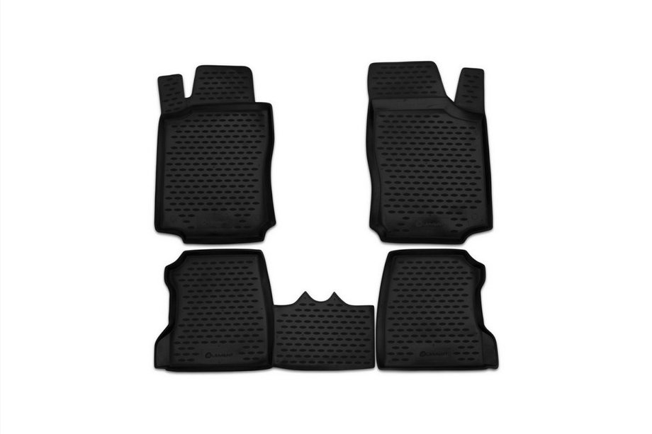 Opel Combo 2002–2012 Rubberen vloermattenset voor interieur (4 stuks, Novline) Image