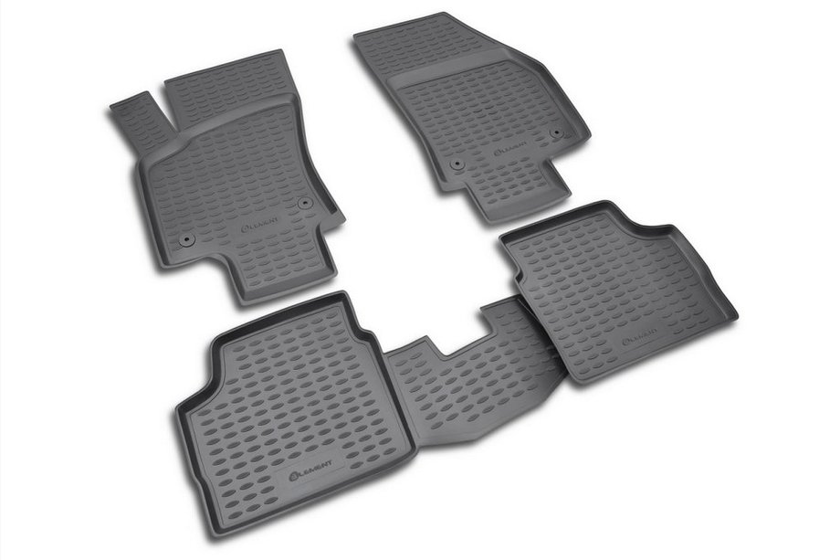 Opel Astra H 2004–2013 Rubberen vloermatten voor interieur (4 stuks, Novline) SD Image