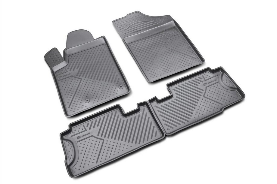 Peugeot Partner 1996–2008 Rubberen vloermatten voor interieur (4 stuks, Novline) 2008↗ Image