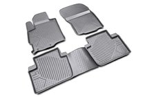Peugeot 4007 2007–2013 Rubberen vloermattenset voor interieur (4 stuks, Novline) foto 1