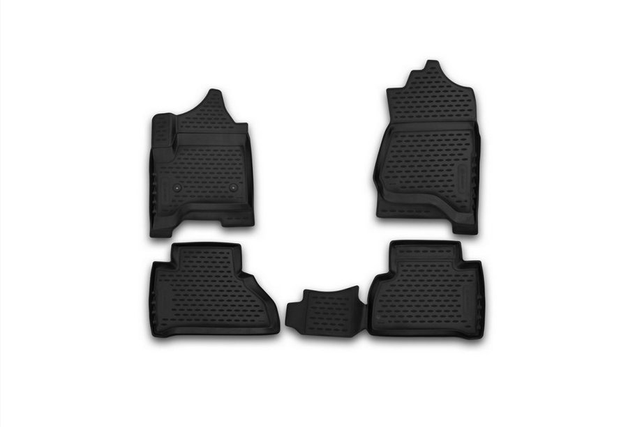 Chevrolet Tahoe 2014–2019 (2015↗) 3D rubberen automatten voor het interieur (4 stuks, Novline) Foto 1