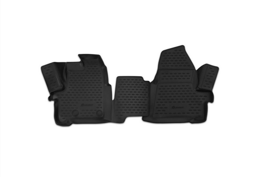 Ford Transit 2014– 3D rubberen vloermatten voor interieur (2 stuks, Novline) 1+2 zitplaatsen (Variant 2) Image
