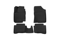 Hyundai I-20 2008–2012 3D rubberen automatten voor interieur (4 stuks, Novline) foto 1