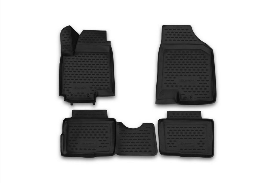 Kia Soul I 2008–2013 3D rubberen automatten voor interieur (4 stuks, Novline) Foto 1