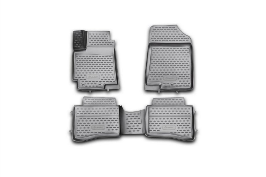 Kia Rio 2012–2017 3D rubberen automatten voor het interieur (4 stuks, Novline) (UB) Image