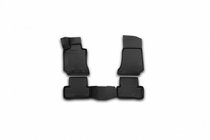 Mercedes C-klasse W205 2014–2021 Rubberen vloermatten voor interieur (4 stuks, Novline) SD foto 1