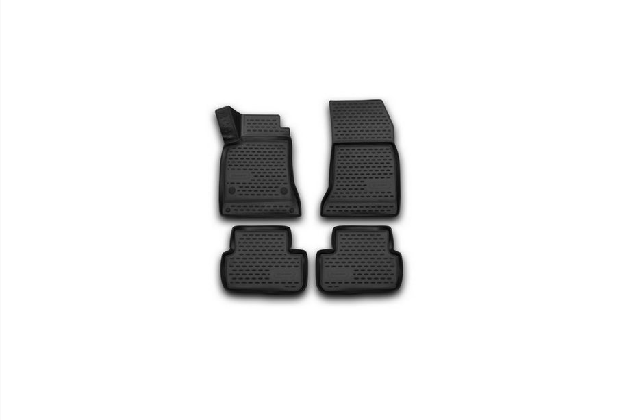 Mercedes GLA X156 2014–2019 Rubberen vloermattenset voor interieur (4 stuks, Novline) Foto 1