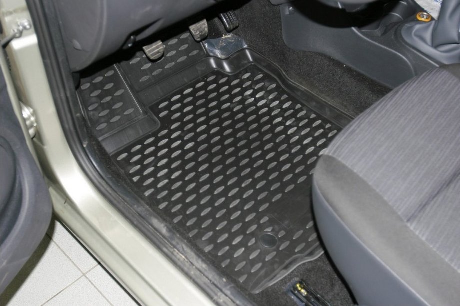 Renault Logan I 2005–2008 3D rubberen automatten voor interieur (4 stuks, Novline) Image