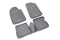 Renault Kangoo 1998–2008 Rubberen vloermattenset voor interieur (4 stuks, Novline) foto 1