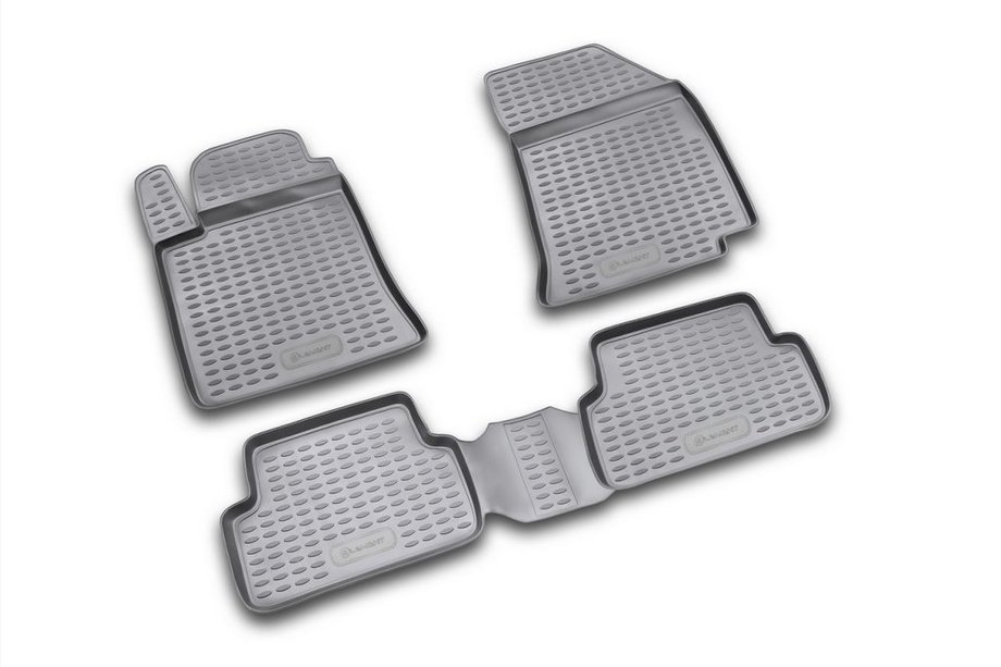 Renault Laguna 2001–2007 Rubberen vloermattenset voor interieur (4 stuks, Novline) Image