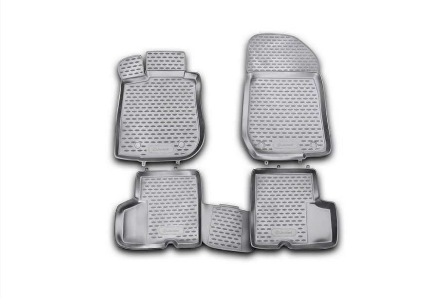 Renault Logan I 2005–2008 Rubberen vloermattenset voor interieur (4 stuks, Novline) Image