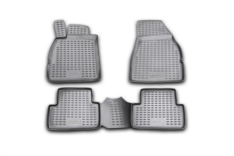 Renault Megane II 2004–2009 Rubberen vloermattenset voor interieur (4 stuks, Novline) Image