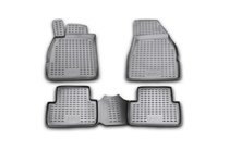 Renault Megane II 2004–2009 Rubberen vloermattenset voor interieur (4 stuks, Novline) foto 1